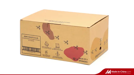 カスタムクラフト段ボール紙キッチンスポンジ化粧品文具ペン香水ワインチョコレート食品ギフト包装包装PDQディスプレイカートンボックス
